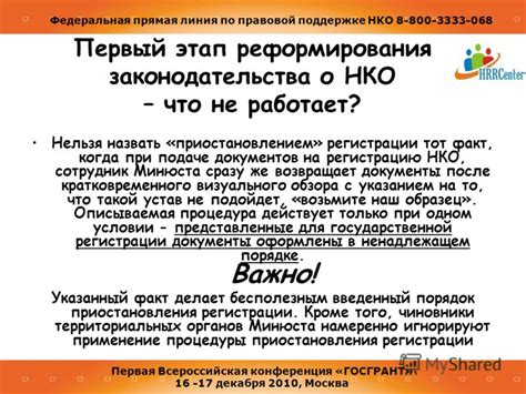 Изучение законодательства о НКО
