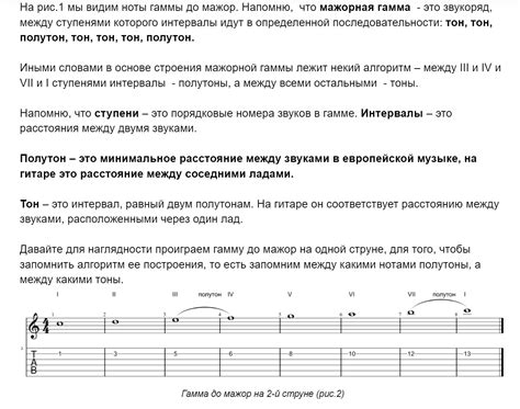 Изучите структуру мажорных и минорных аккордов