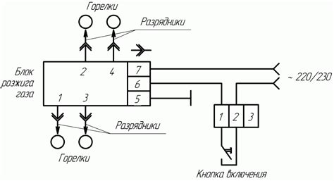 Иллюстрированная схема подключения плиты Гефест