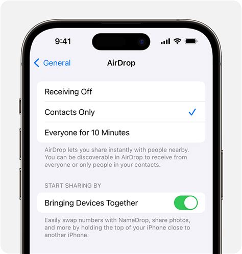Инструкция по включению Airdrop на iPhone 14 Pro