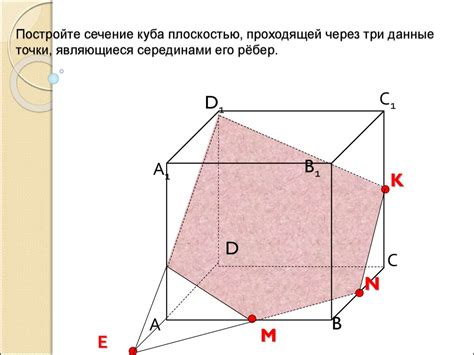 Инструкция по поиску сечения через 3 точки