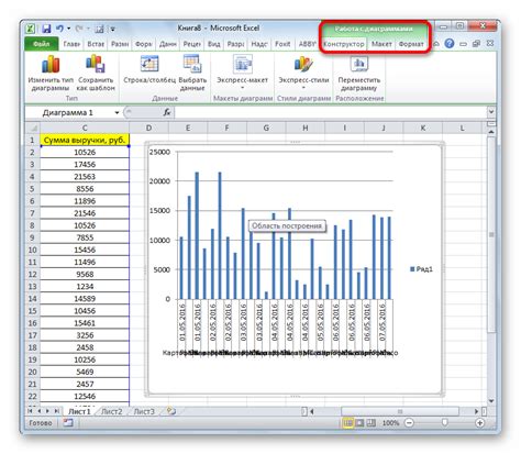 Использование гистограммы в Excel 2010