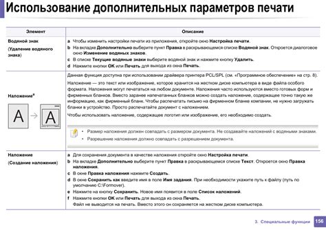 Использование дополнительных параметров