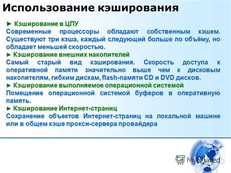 Использование кэширования рендера