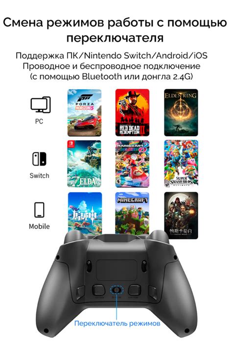 Использование настраиваемых контроллеров и геймпадов