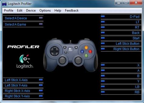 Использование программного обеспечения Logitech Profiler