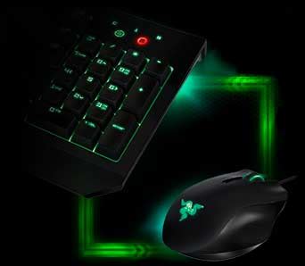 Использование синхронизации с другими Razer-устройствами