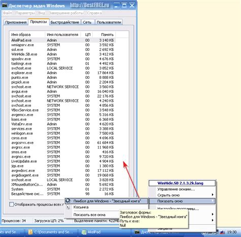 Использование специальных программ для скрытия интерфейса