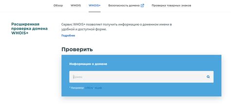 Использование специальных сервисов проверки доменов
