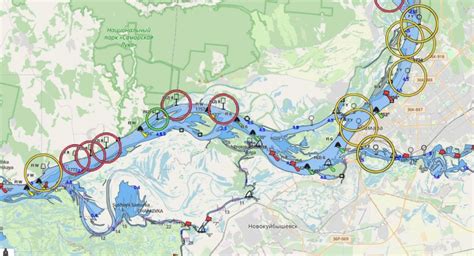 Использование GPS для определения глубины реки на карте