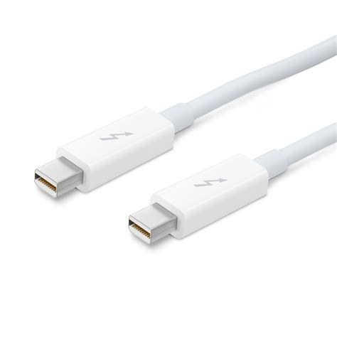 Использование Thunderbolt-кабеля
