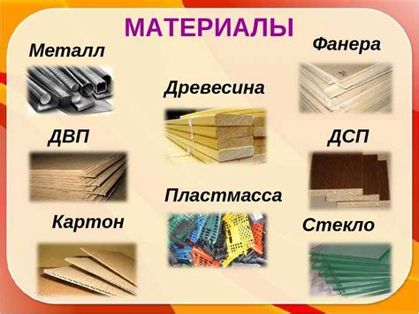 Используйте разнообразные материалы