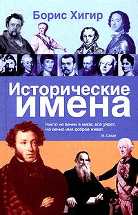 Исторические имена: отражение прошлого