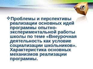 История формирования программы ухода участника группы