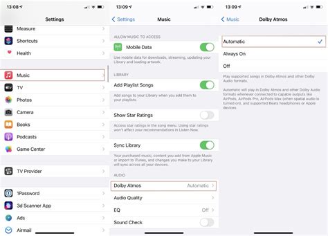 Как активировать Dolby Atmos на iPhone 13 Pro