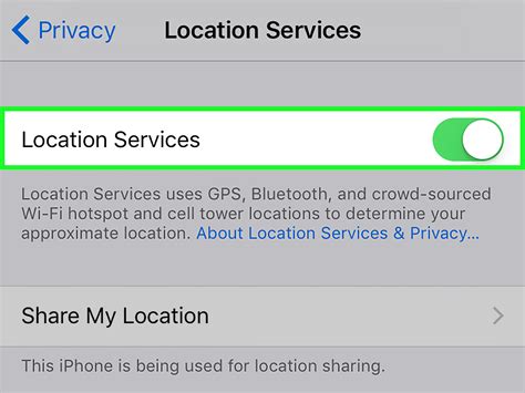 Как включить GPS на iPhone