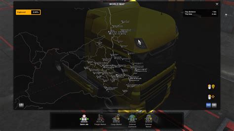 Как добавить южный регион в Euro Truck Simulator 2
