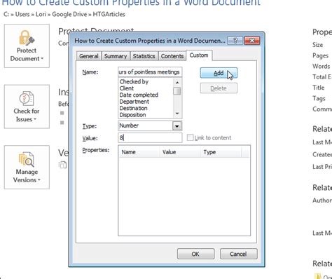 Как задать пользовательские свойства нижней линии в Word