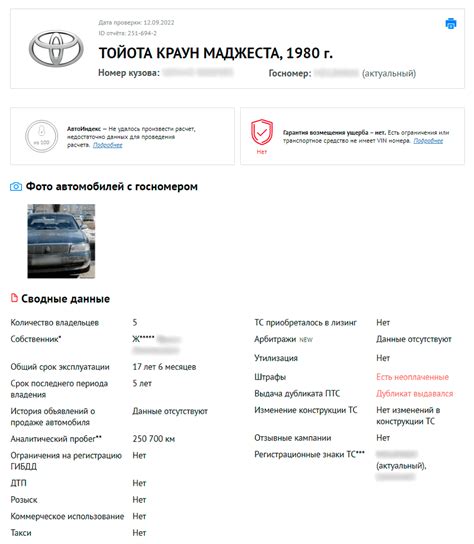Как интерпретировать полученные результаты проверки автомобиля по номеру кузова