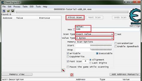 Как использовать Cheat Engine для поиска значений