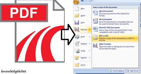 Как конвертировать Word в PDF: шаг за шагом