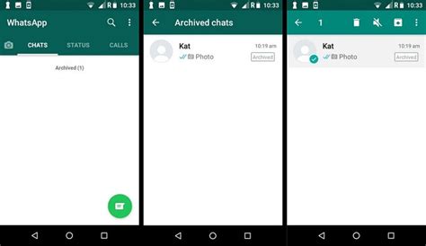 Как найти архивированные чаты в WhatsApp