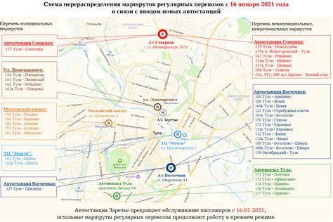 Как найти информацию о маршрутах автобусов в Туле