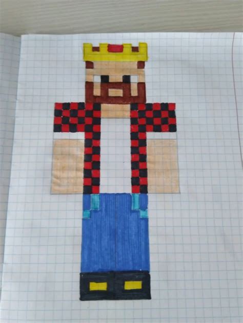 Как нарисовать Minecraft Евген Бро пошагово