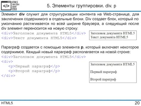 Как настроить отдельные блоки контента