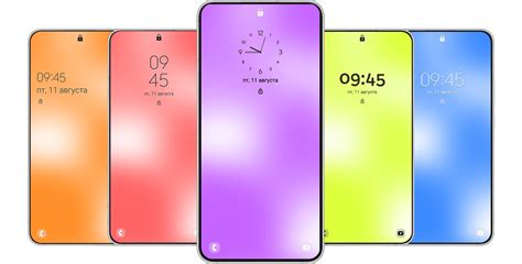 Как настроить формат и цвет часов на главном экране Samsung