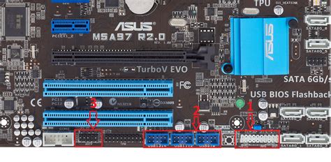 Как подключить переднюю панель к материнской плате ASUS M5A78L M