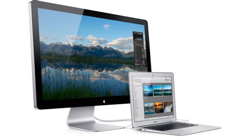 Как подключить iMac к ноутбуку с помощью кабеля Thunderbolt