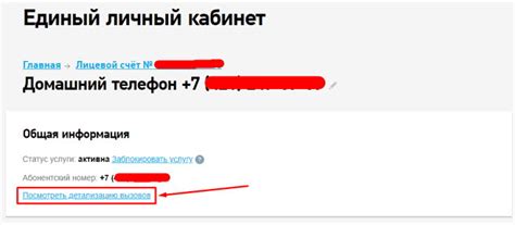 Как получить детализацию звонков в личном кабинете Ростелекома