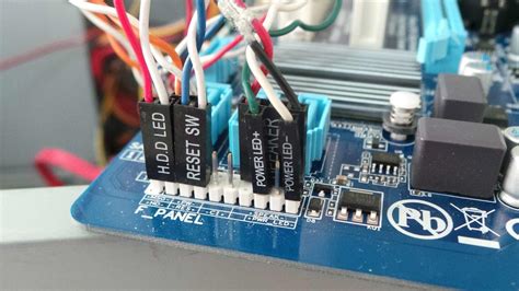 Как правильно подключить кнопку включения к материнской плате Gigabyte