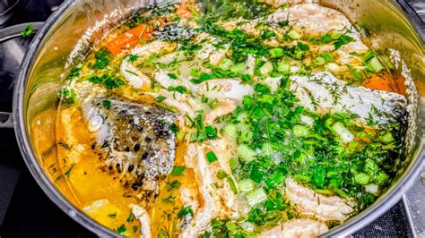 Как приготовить вкусную уху с карасем