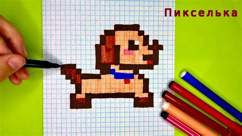 Как рисовать собачку по клеточкам в тетради: инструкция и схемы для начинающих