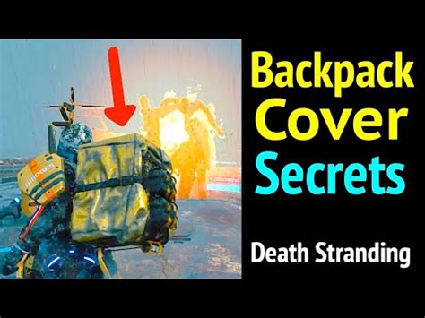 Как сделать чехол для рюкзака Death Stranding за пару шагов