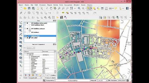 Как создать буферную зону в QGIS