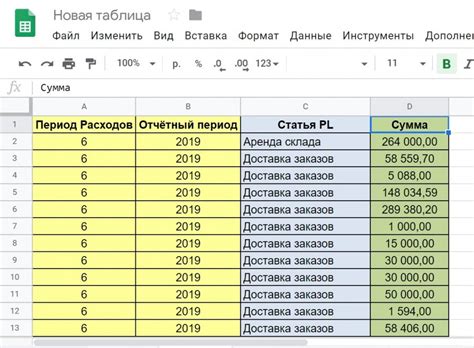 Как создать общую гугл таблицу