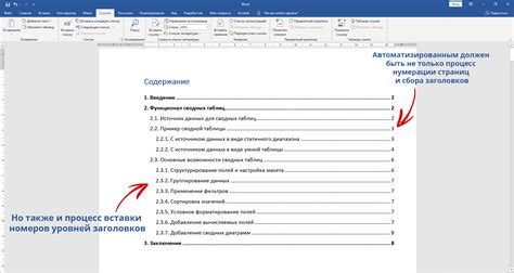 Как создать оглавление в Word по ГОСТу