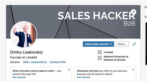 Как создать профиль на LinkedIn: