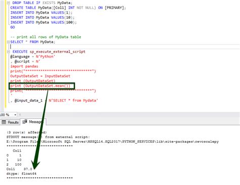 Как создать таблицу SQL в Python