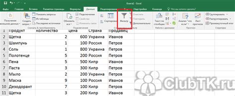Как удалить фильтр в столбце Excel: пошаговая инструкция с картинками