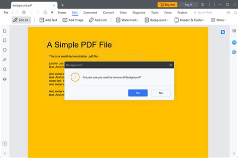 Как удалить фон PDF и сделать его прозрачным