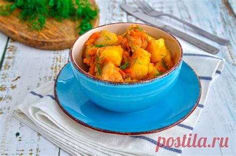 Картошка с мясом свинины в мультиварке