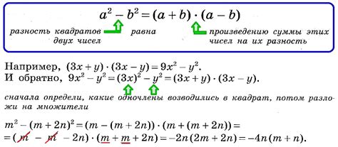 Квадрат разности