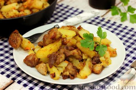 Классическая картошка с мясом свинины