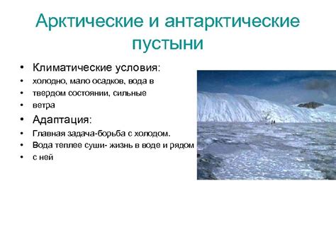 Климатические условия и адаптация