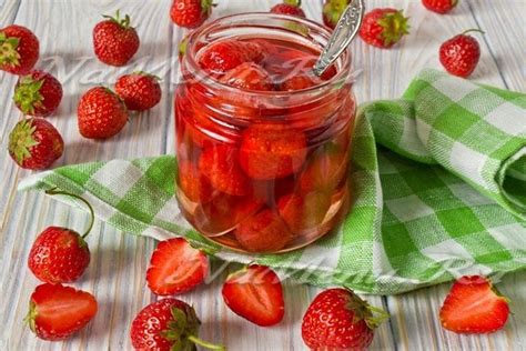 Клубничный сироп: рецепт домашнего варенья
