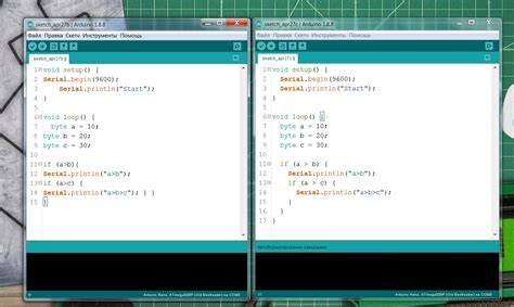 Код программы для работы с энкодером на Arduino Uno